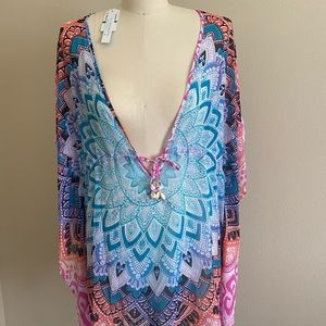 Caftan - Coachella Multi Color Cover up